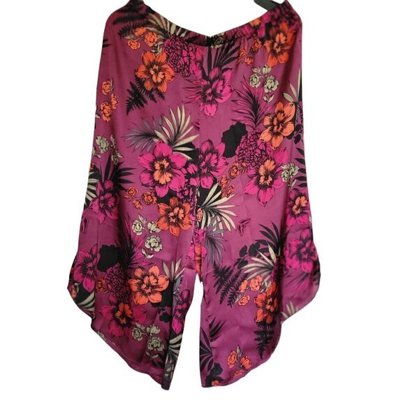 Midnight Bakery Floral Satin PJ Set Women Size Medium - Picture 5 of 13